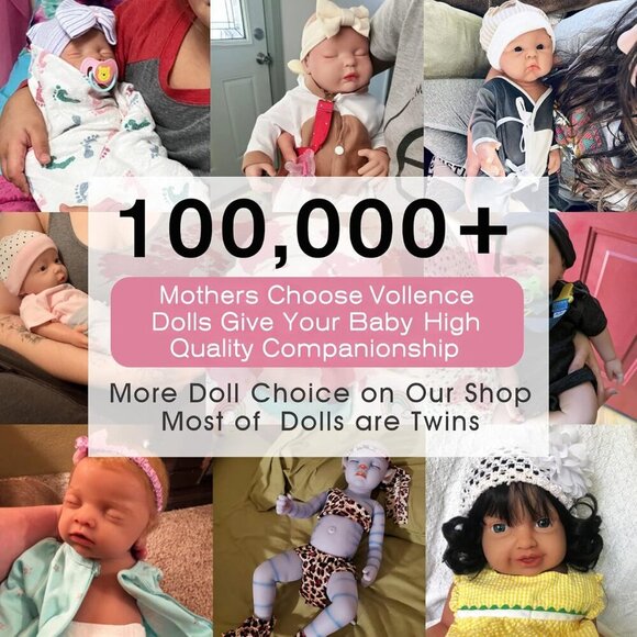 ❤️ 18 inch Baby Girl  Doll Full Body Silicone Eye Closed - Picture 6 of 6